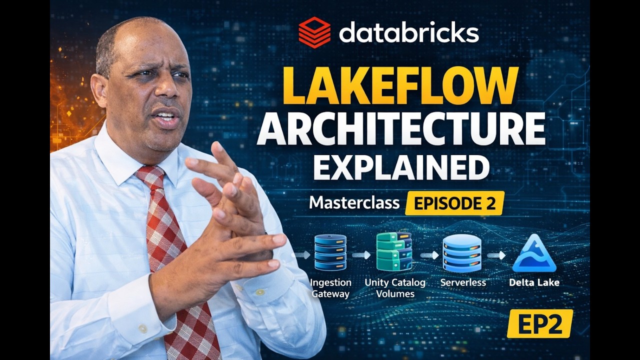 Databricks Lakeflow Connect Architecture Explained | Masterclass Episode 2