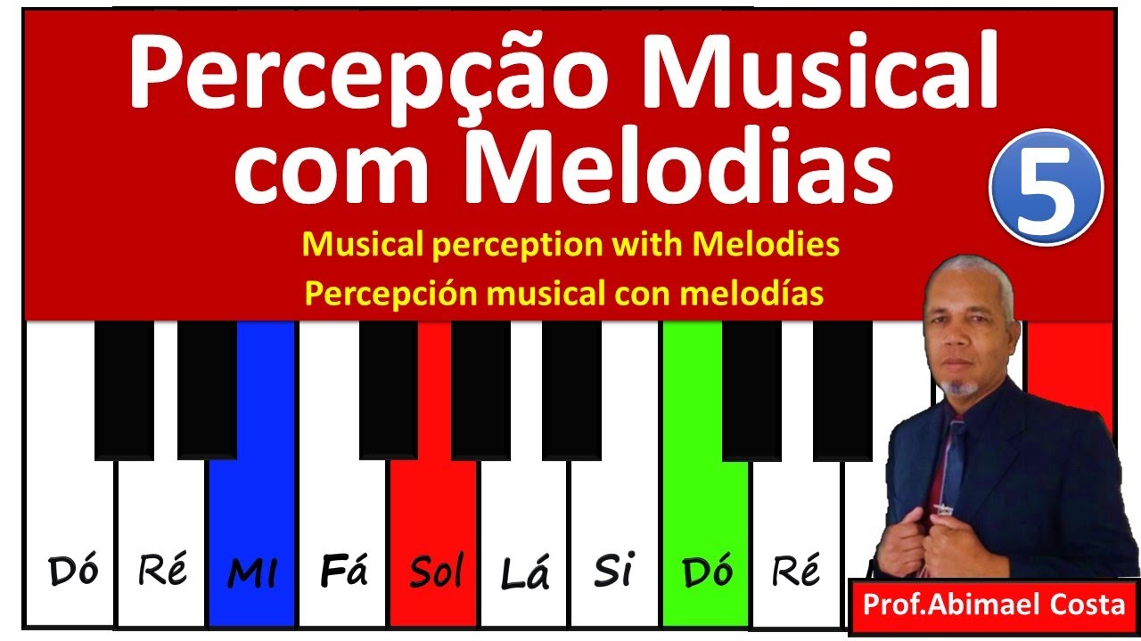 Percepção musical 5 - Ditado de piano com Melodias #percepçãomusic