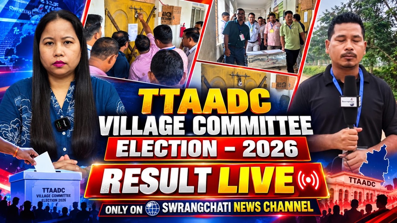 TTAAD VC ELECTION RESULT - 2026 || LIVE FROM SWRANGCHATI NEWS || ON SCREEN KWSRANGTI TWIPRASA