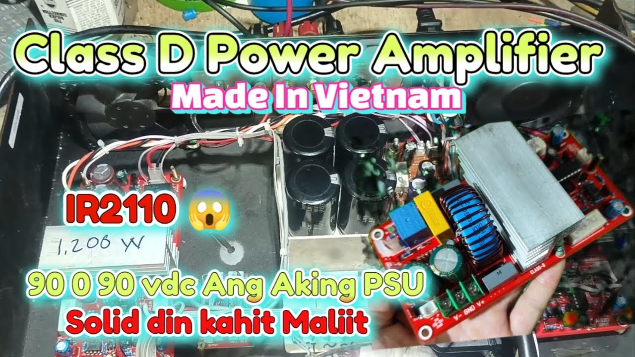 Class D IR2110 Main Power Amplifier Lakas Kahit Maliit #share #amplifier #classdamplifier #convert