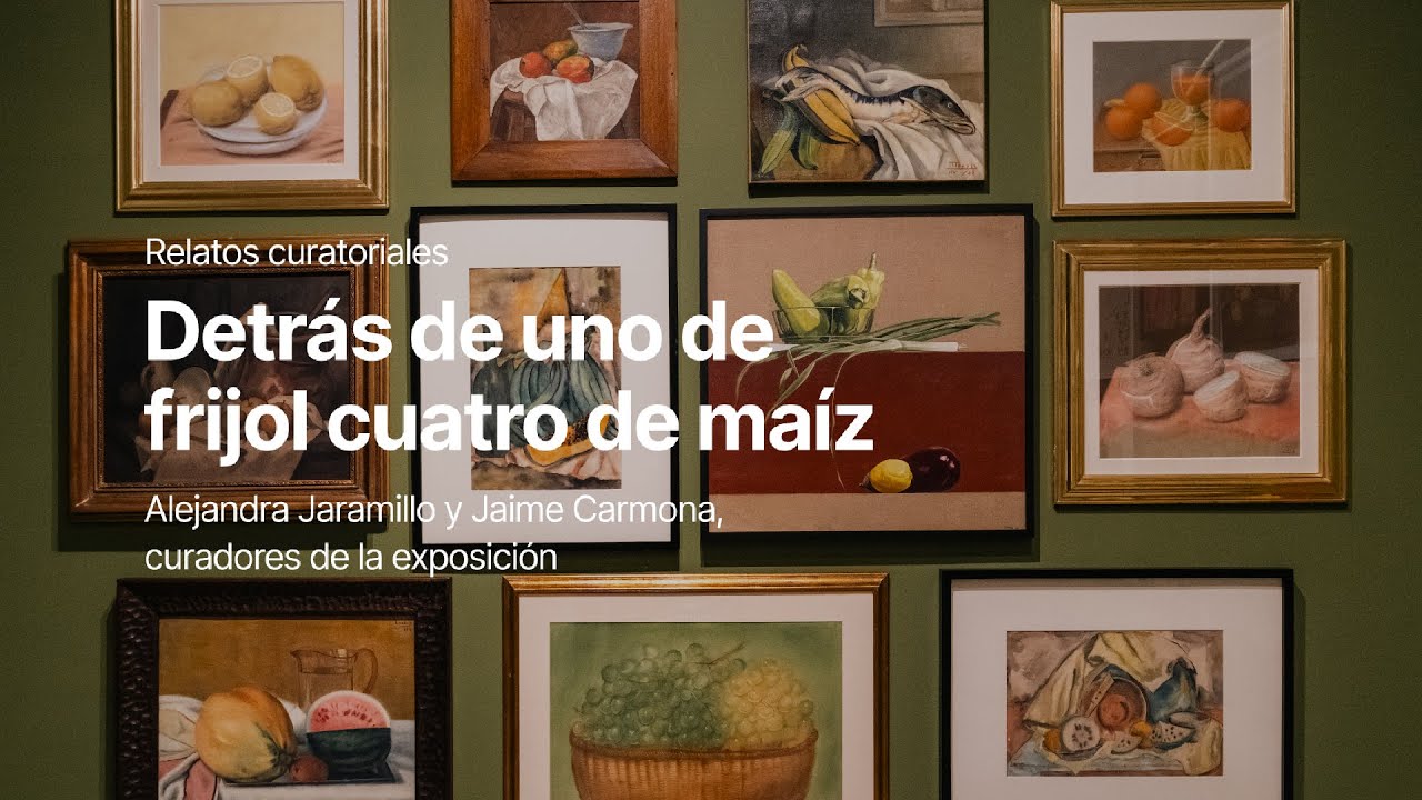 Detrás de Uno de frijol cuatro de maíz