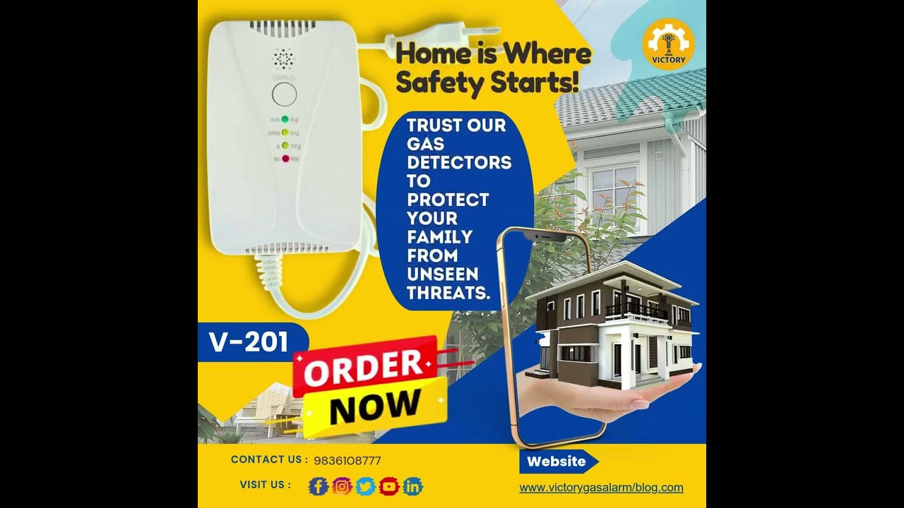 Make Safety a Priority! Our gas detectors ensure your home stays protected from hidden threats.