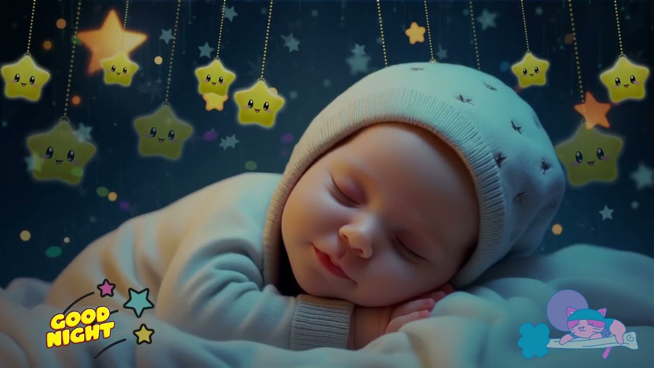 Mozart Brahms Lullaby 🎵 Baby Sleep Music 🌙 Instant Sleep in 3 Minutes for Insomnia