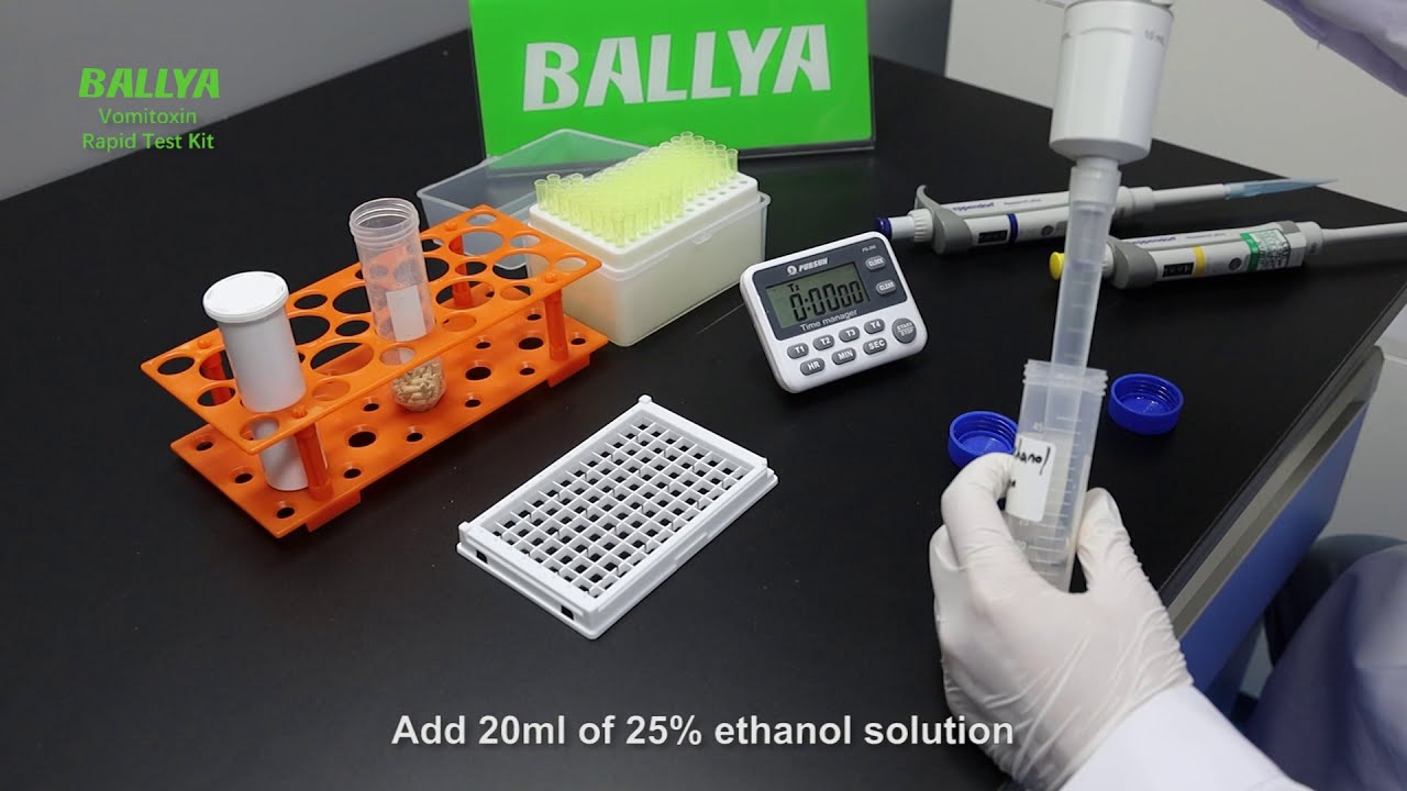 Vomitoxin Rapid Test - Detection of Vomitoxin in Pig feed - BALLYA