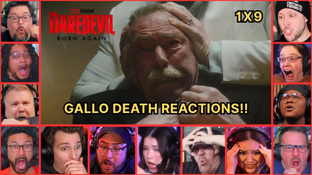 Reactors Reacting To Fisk Kills Gallo | DAREDEVIL BORN AGAIN 1X9 REACTION MASHUP