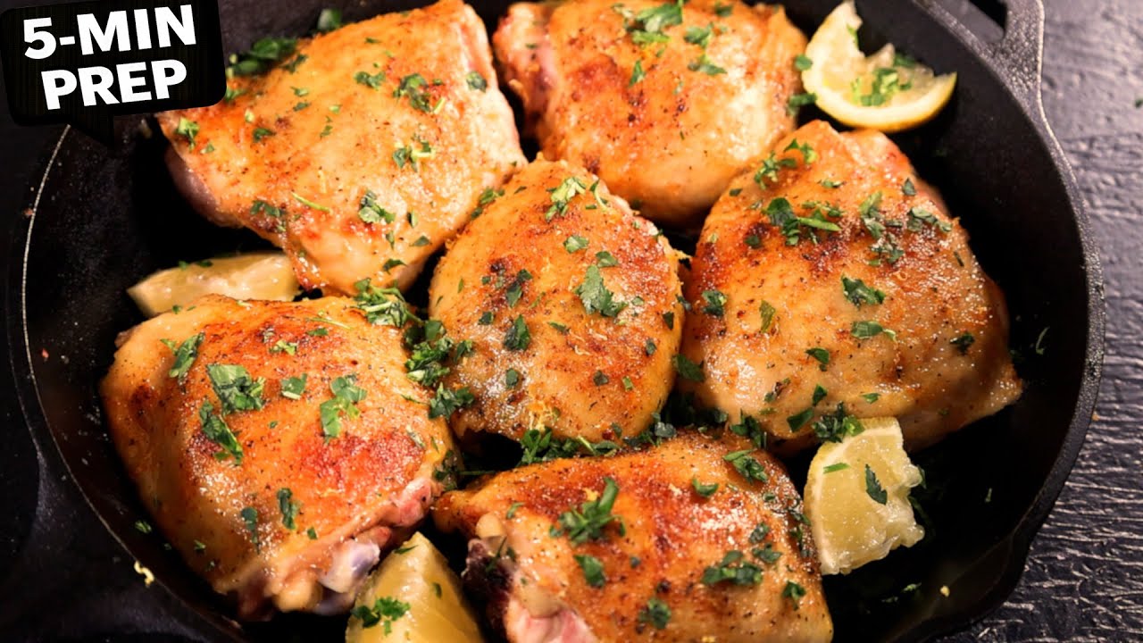 This Lemon Chicken Is the Juiciest I’ve Made (Just Mix, 5-Min Prep)
