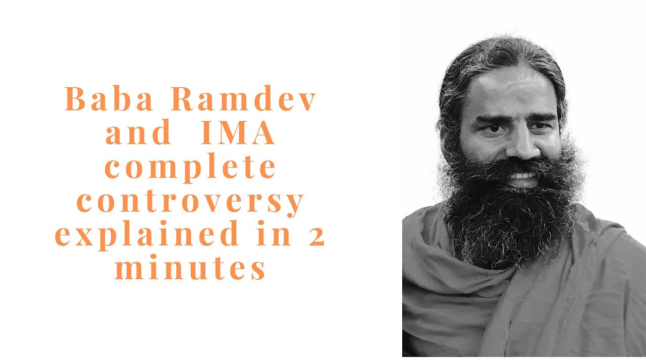 Baba Ramdev vs IMA- Controversy in 2 Mins.Ayurved vs Allopathy, 1000 Cr defamation Case Viral Video