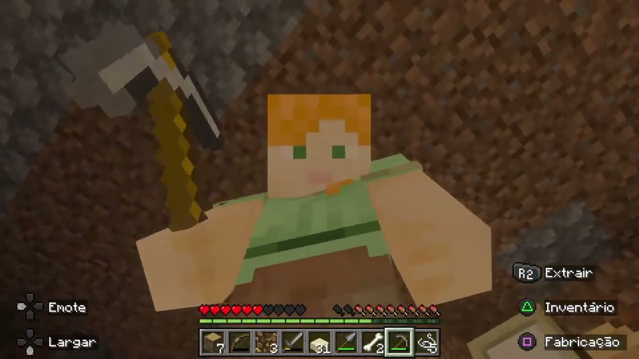 (EP3)  MINECRAFT #FernandoBRgames primeira vez jogando