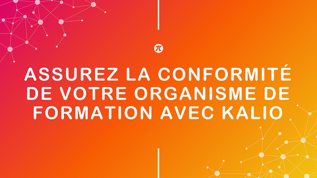 Avec Kalio, pilotez et restez en conformité