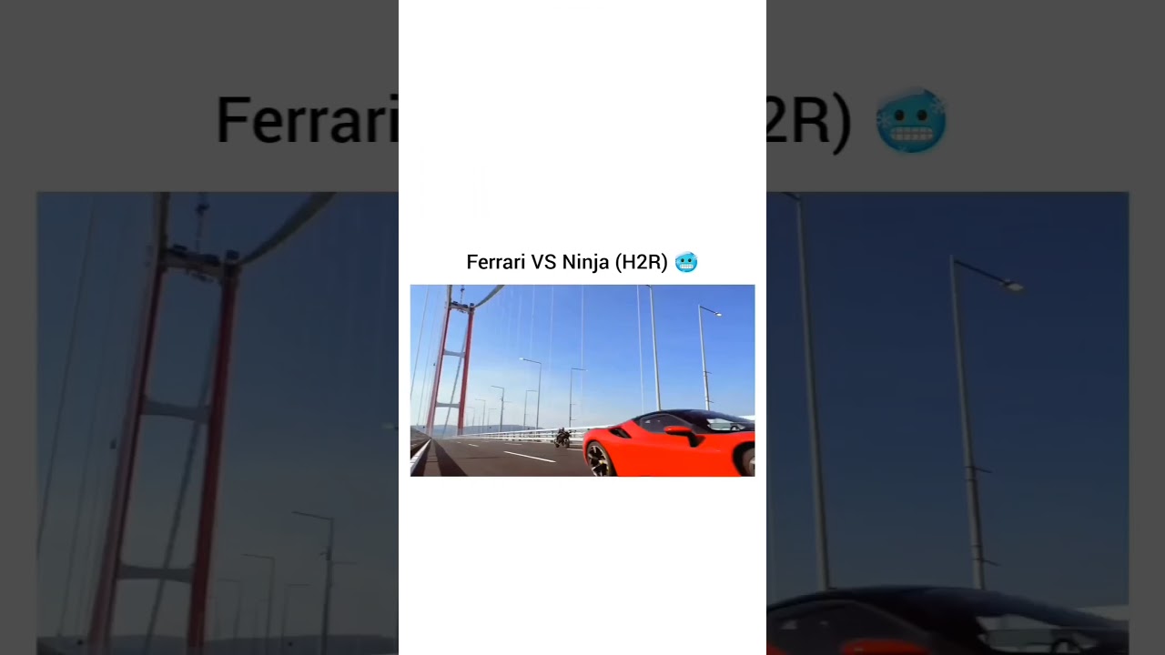 .......#ferrarirace #ninjah2r  #vs #like