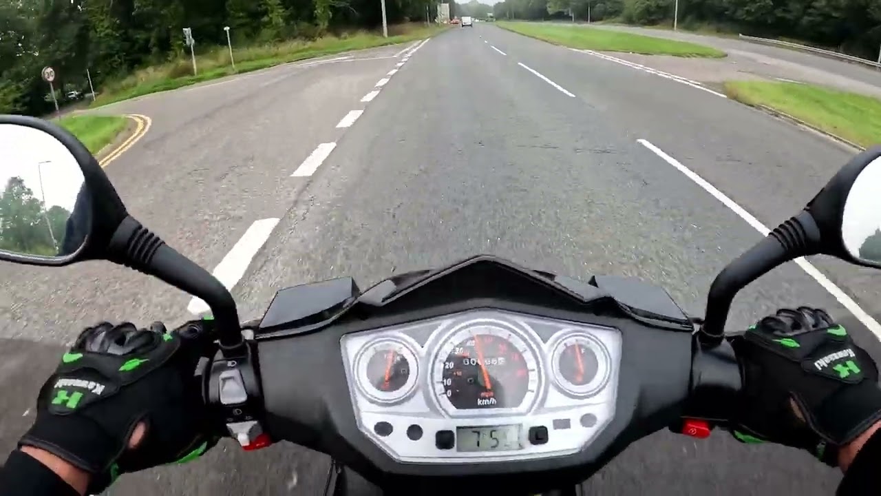 AJS Firefox 50cc Test Ride For Customer