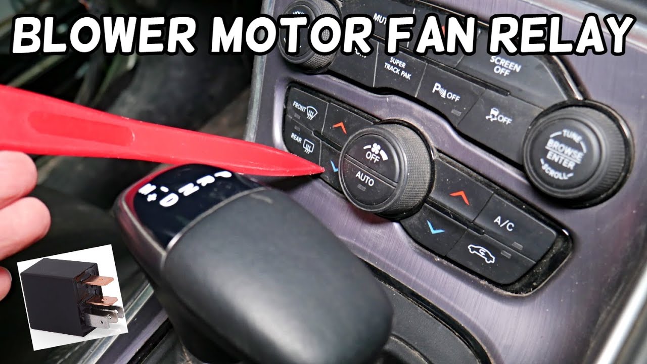 DODGE CHARGER HVAC HEATER BLOWER MOTOR FAN RELAY LOCATION REPLACEMENT