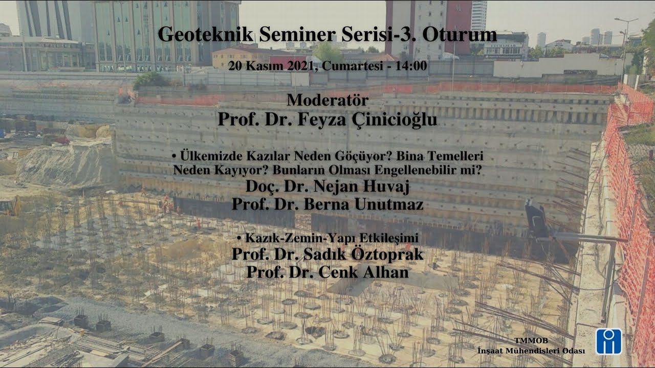 Geoteknik Seminer Serisi-3. Oturum