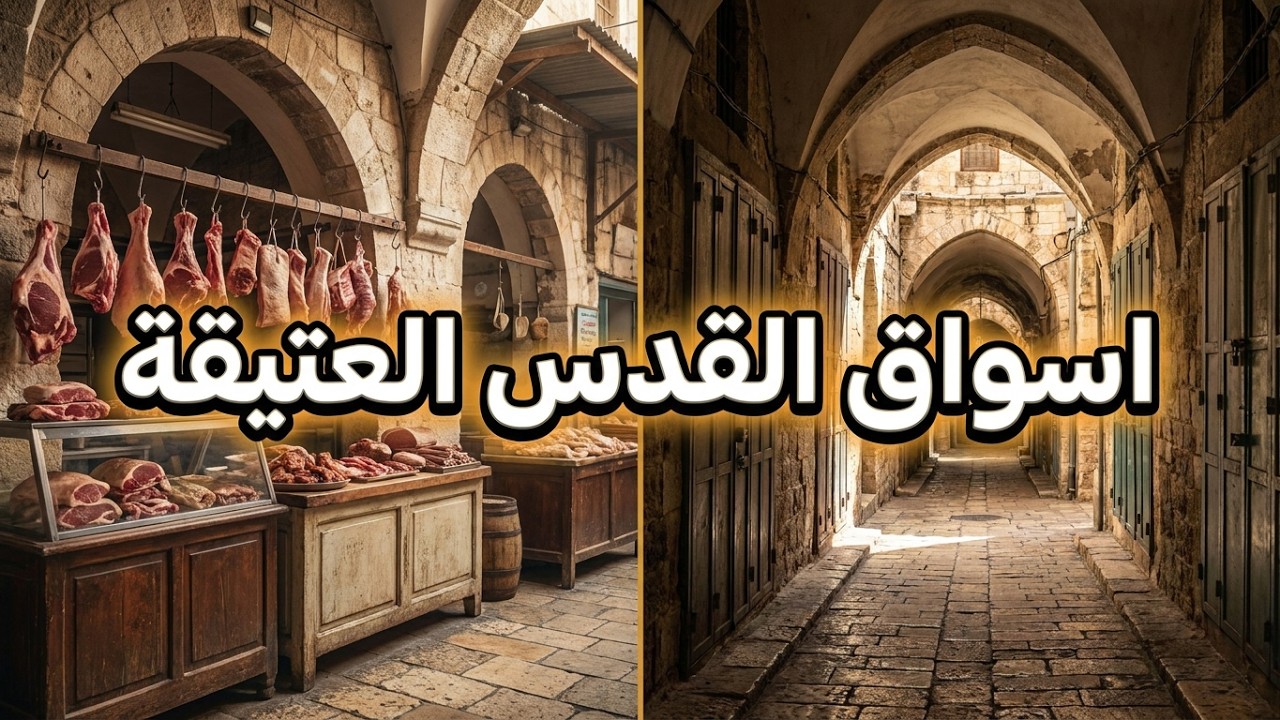اسواق القدس |  #jerusalem  Bab Khan al-Zeit market#