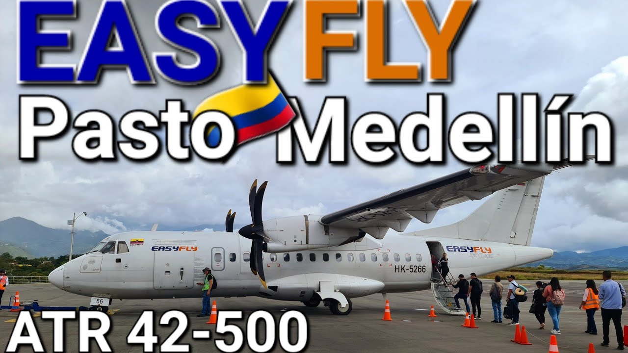 EasyFly Pasto PSO ✈️ EOH Medellín Flight Experience Antonio Nariño 🇨🇴 Olaya Herrera Reporte de vuelo