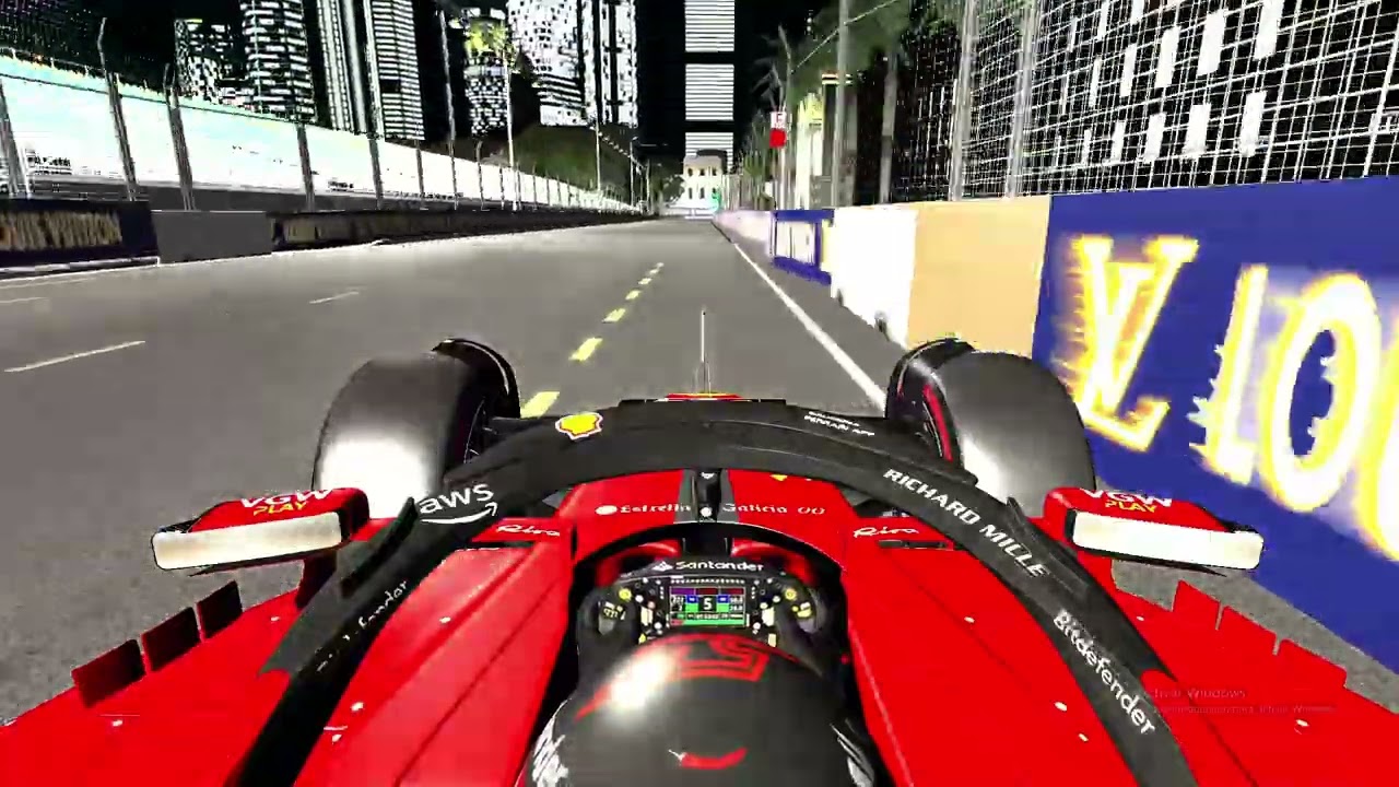 Carlos Sainz Pole at Singapore