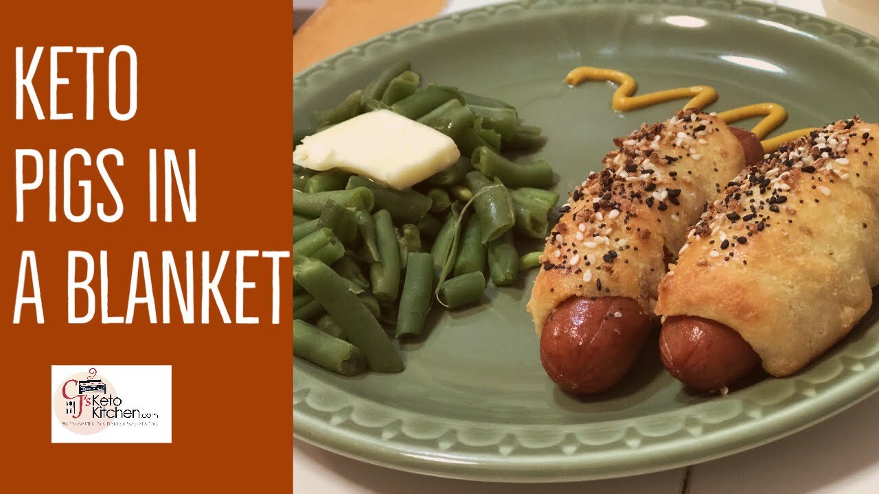 Pigs In A Blanket | Keto Low Carb | Bagel Dogs #keto #ketorecipes #pigsinablanket #lowcarb