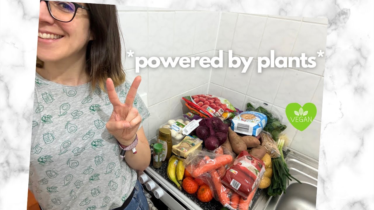 Unfiltered grocery haul on a budget of a 39-year-old vegan with a chronic illness living alone 🌱