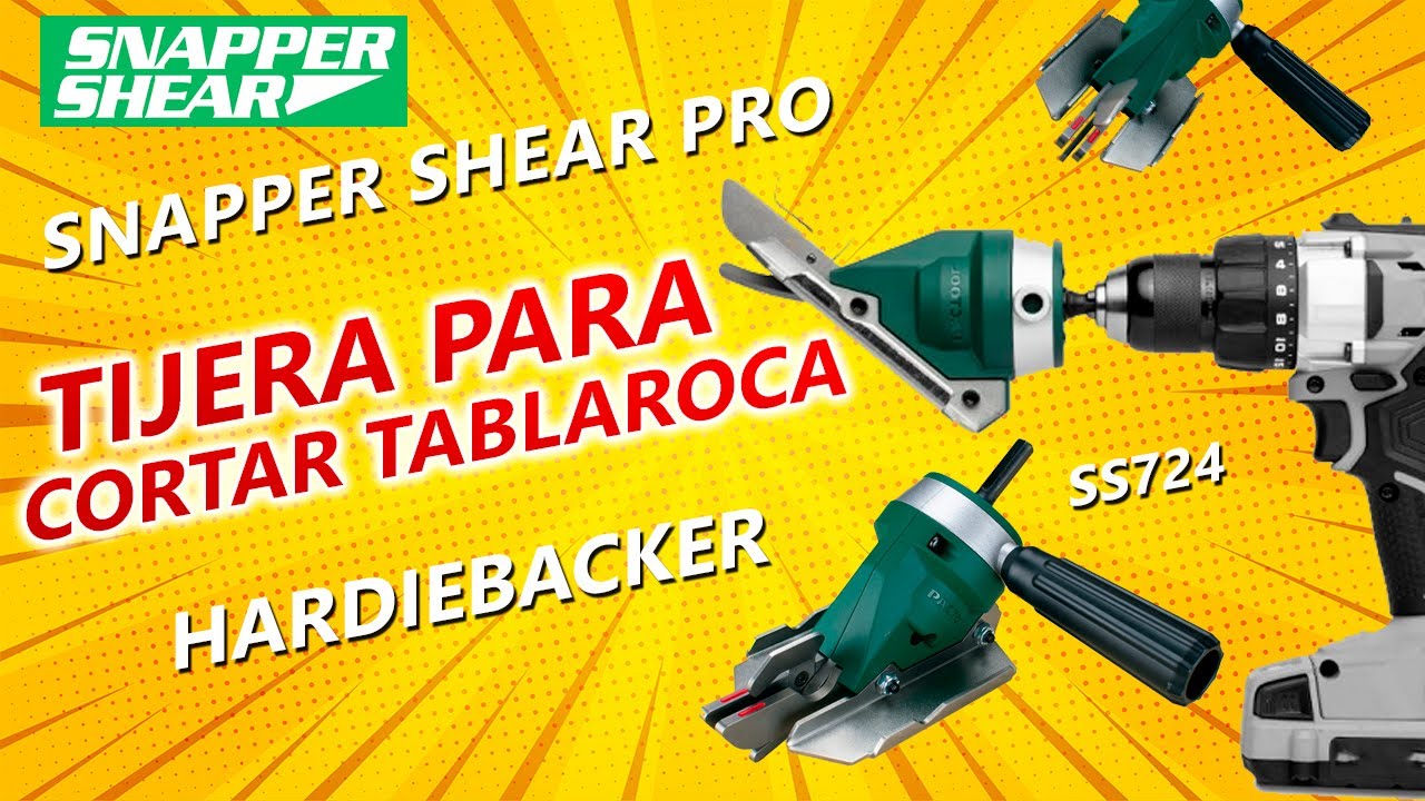 Como son las Tijeras para Cortar Paneles Yeso Snapper Shear Pro PacTool SS724