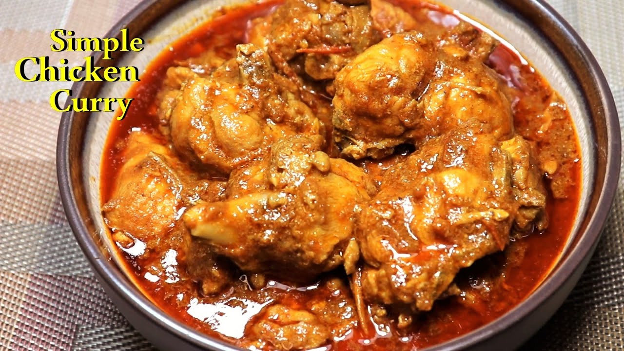 Simple Chicken Curry For Beginners | Quick Chicken Curry For Bachelors | Easy Chicken Gravy