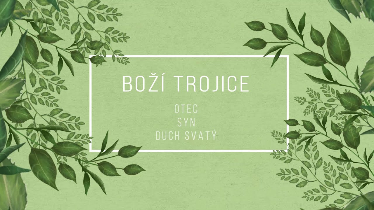 PETR JARO&Scaron; - Duch Svat&yacute;, souč&aacute;st Bož&iacute; trojice (2.9.2018)