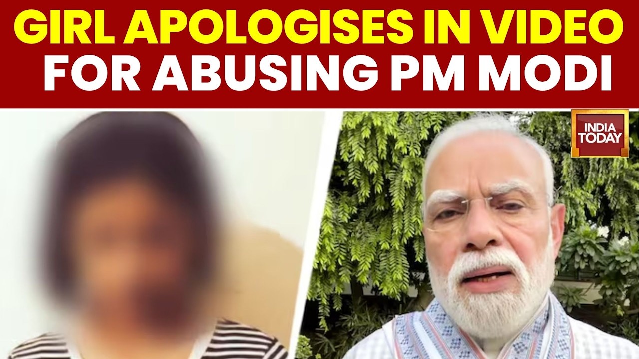 'I'm Only 15': Girl Apologises For Abusing PM Modi In Viral Video | PM Forgives Kids Who Abused Him