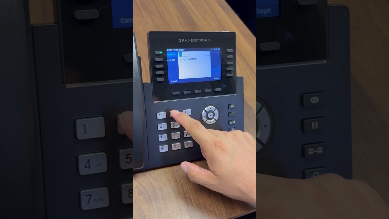 Grandstream GRP2615 - Conference Call - How to Guide