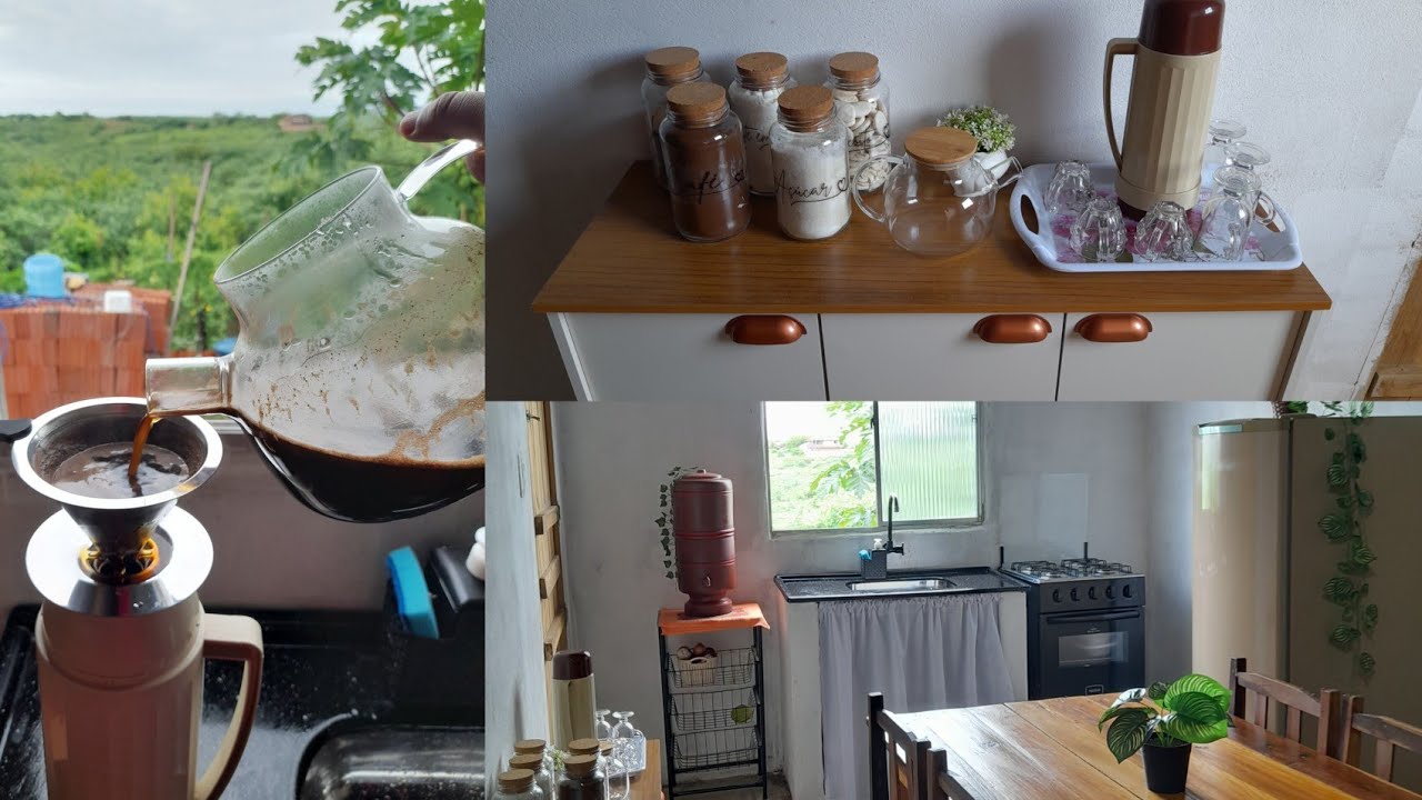 Rotina de dona de casa pela manhã +comprei o aparador mais lindo da shopee 