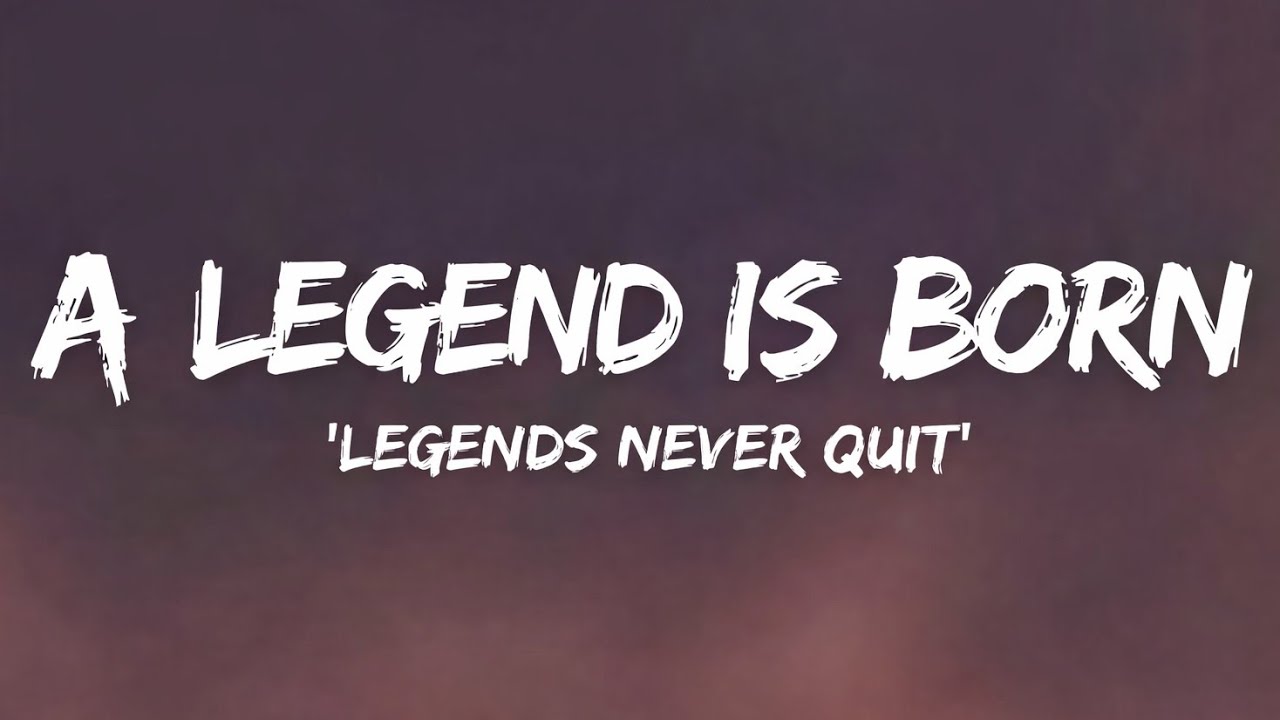WHEN A LEGEND IS BORN ⚡🔥 | Epic Motivational Anthem | Official Audio | Lyrics