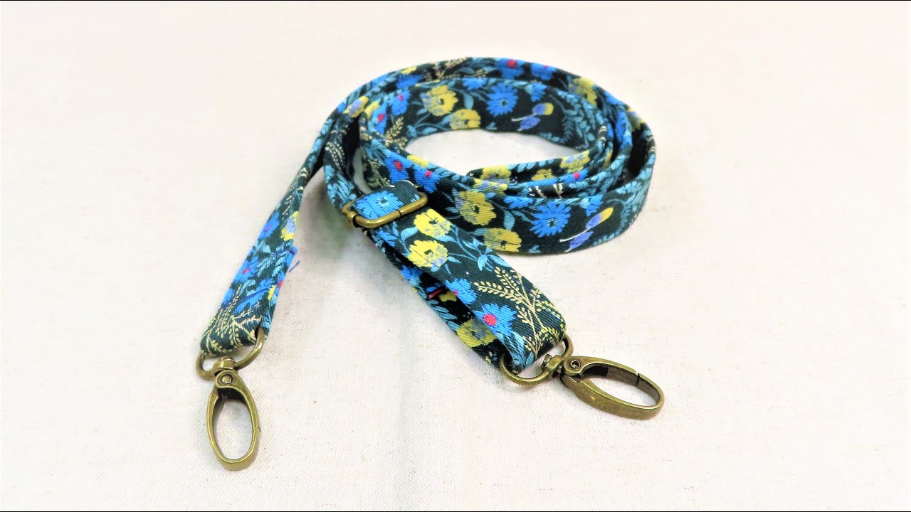 ショルダーベルトの作り方　How to make adjustable shoulder strap　調節可能