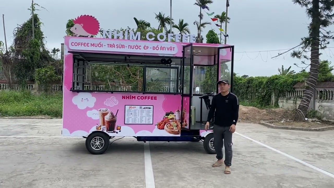Cận Cảnh Xe Bán Hàng Lưu Động Hello Kitty Siêu Đáng Yêu – Đốn Tim Mọi Khách Hàng.   0919545460