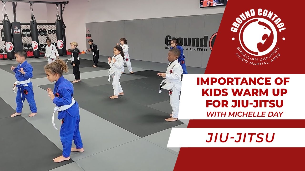 Kids Warm Up for Jiu-Jitsu.