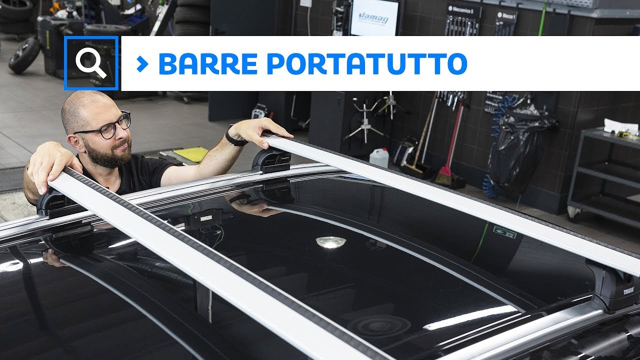 Quando e come montare le barre portatutto sul tetto dell'auto