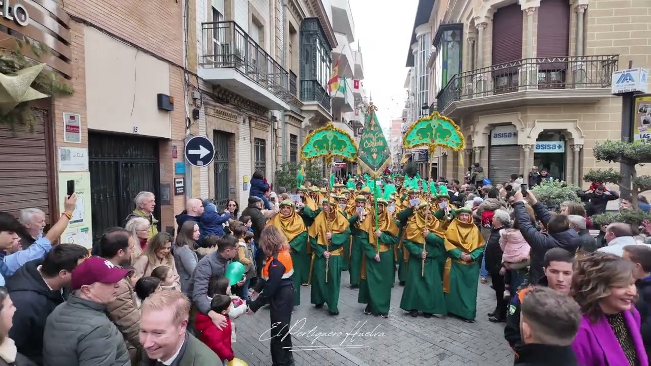 Llegada de los Reyes Magos - AM SANTA CRUZ - Huelva 2025   4K
