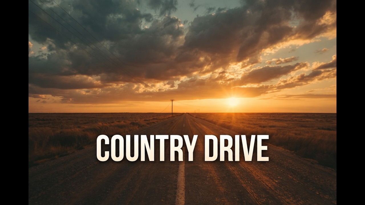 Backroad Country Drive 🌅 | Relaxing Country Road Music