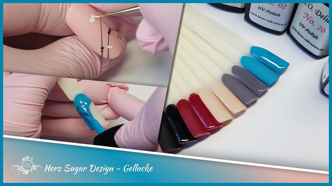 Herz Sugar Design | Farbauftrag Gellacke