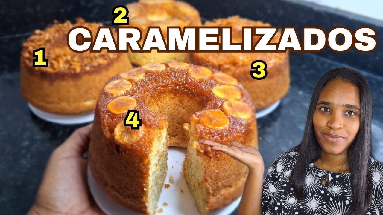 O SEGREDO DOS 4 MELHORES BOLOS COM CARAMELO PRA VENDER: DELICIOSOS E LUCRATIVOS