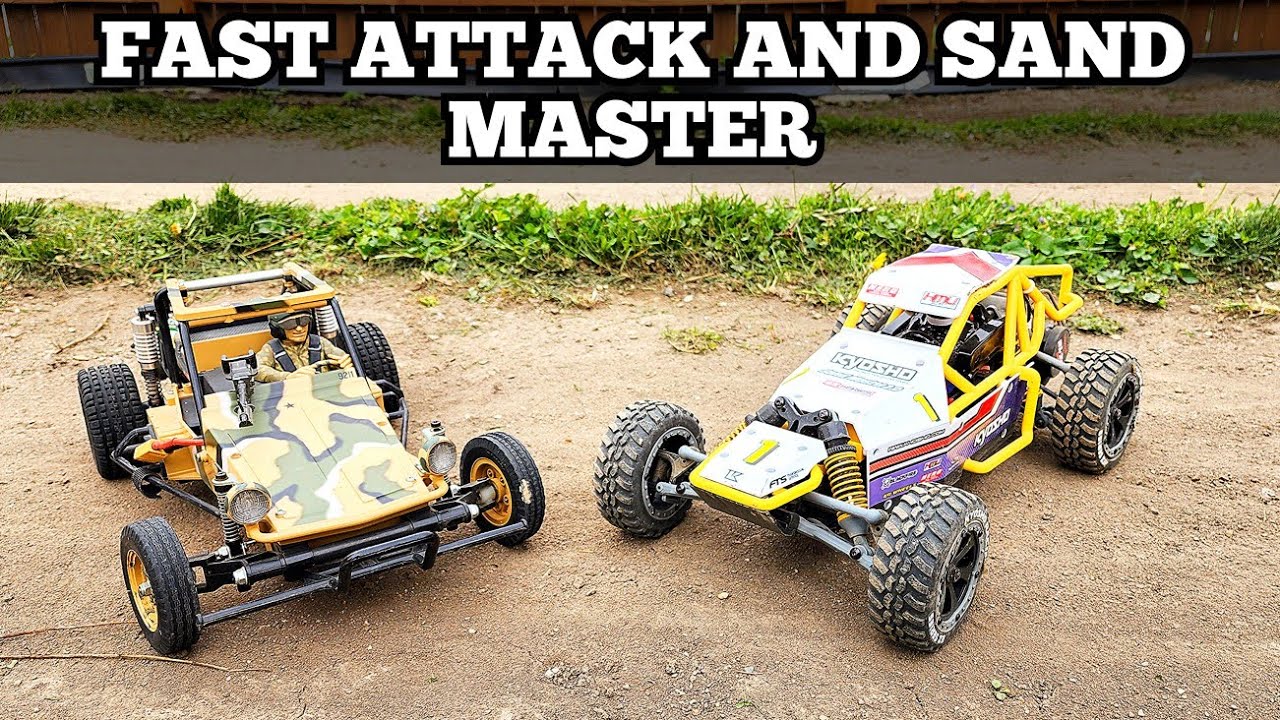 Kyosho Sand Master 2.0 & Tamiya Fast Attack track comparison
