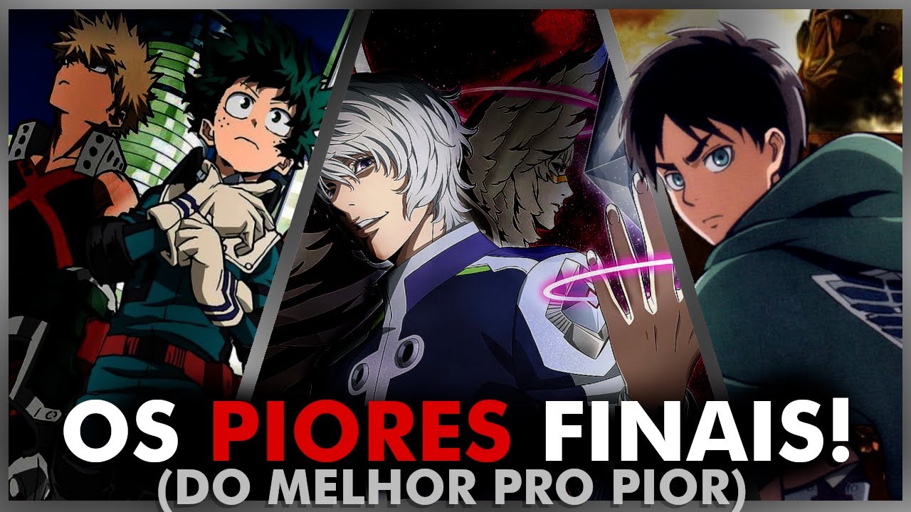 os 7 PIORES FINAIS dos ANIMES e MANGÁS