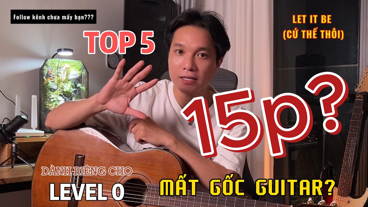 Top 5 Bài Tập Guitar KHÔNG THỂ BỎ QUA (cho Người Mới)