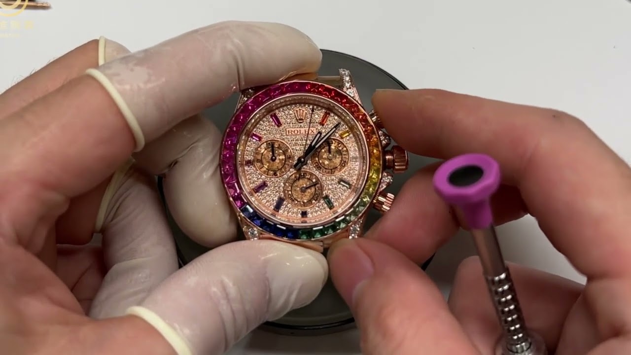Super Clone Factory the 4130 caliber post conversion rainbow Daytona assembly