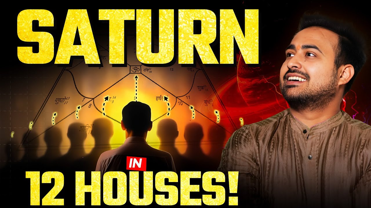 Saturn in Your Horoscope: Life Lessons from 1st to 12th House!