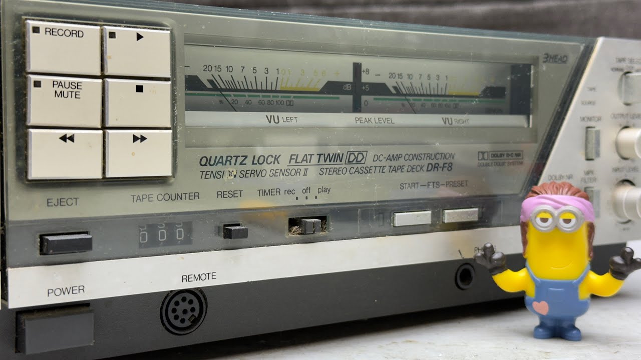 Denon DR-F8 - Trying New Grease On An Aggravating Cassette Deck