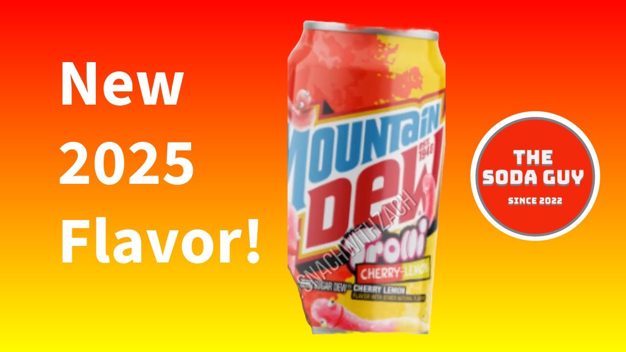 First look at new 2025 Mtn Dew flavor!