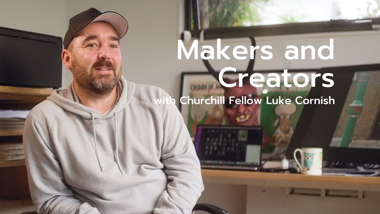 Making stencil art with Luke Cornish