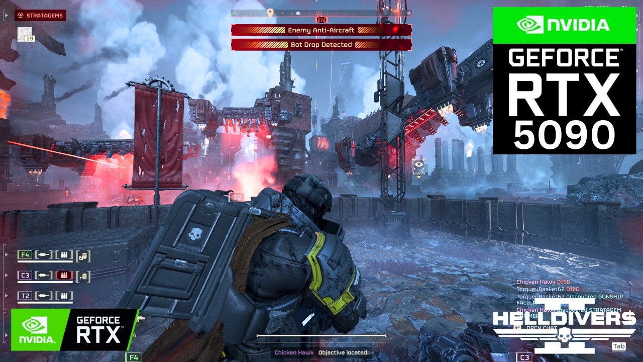 HELLDIVERS 2: TRANSCENDENCE on RTX 5090 32GB (4K Maximum Graphics)