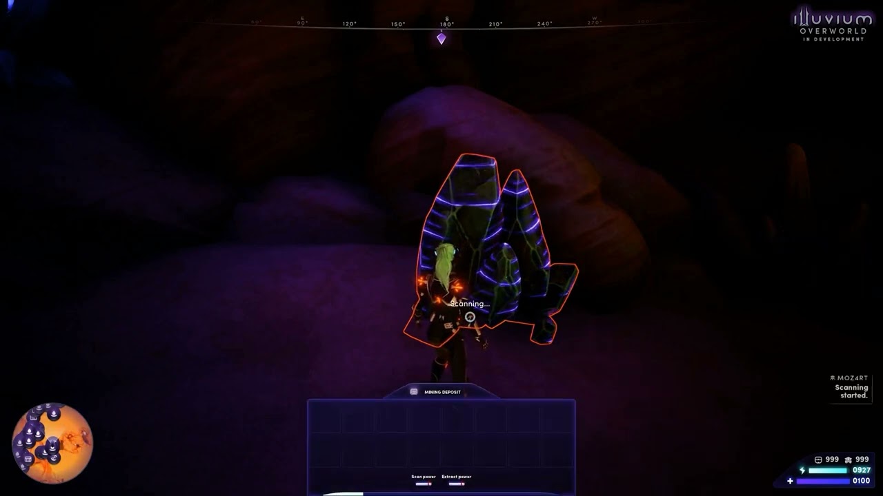 Harvesting Rock in Crimson Waste - Illuvium Open World