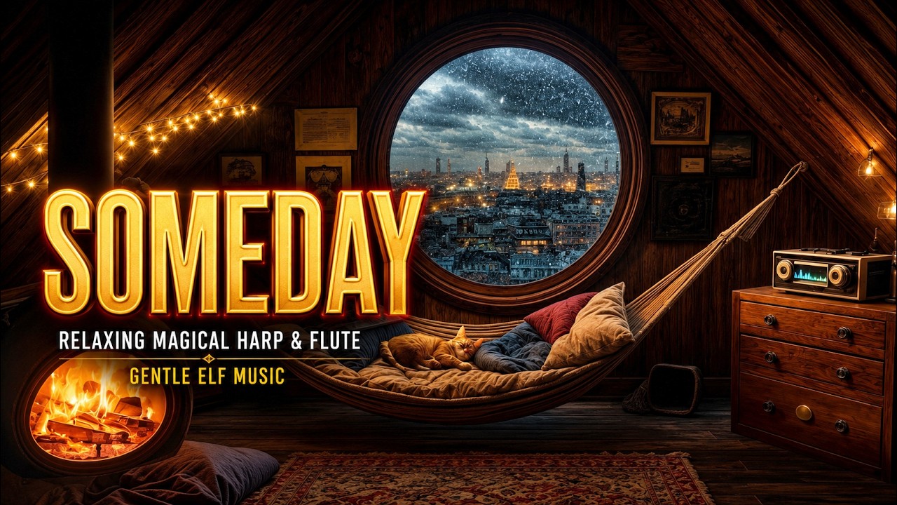 Someday (Gentle Elf Music) - Relaxing Magical Harp & Flute Fantasy Soundtrack | Female Vocal
