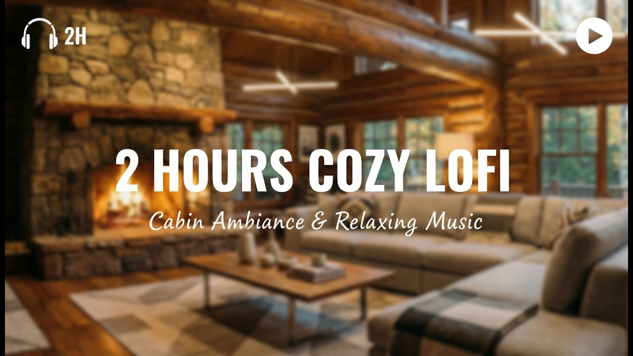 Fireplace Ambience with Lofi Beats 🧠☁️ Your Safe Space to Unwind & Heal