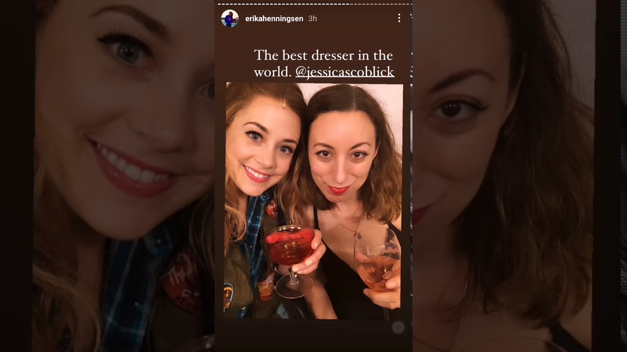Erika Henningsen's IG stories Mean Girls Musical